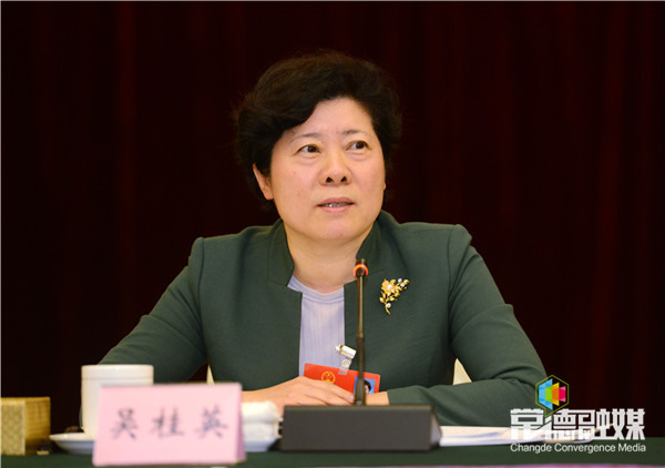 吴桂英在常德代表团听取审议发言时要求：常德要为全省高质量发展发挥示范引领作用